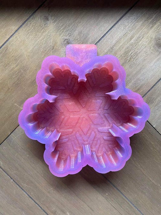 Snowflake freshie mold