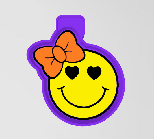 Smiley with bow