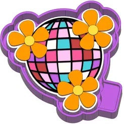 Flower disco ball