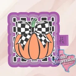 Checkered pumpkin