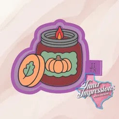 Fall pumpkin candle
