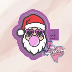 Bubble blowing Santa