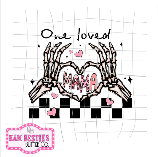 One Loved Mama Decal