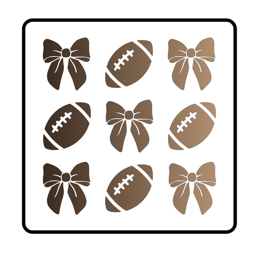 Football and bows INSERT