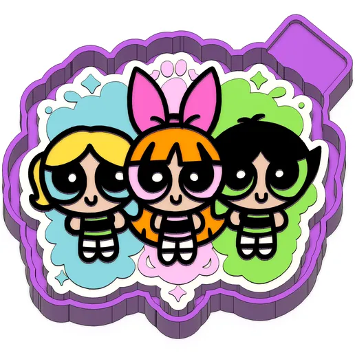 Powerpuff Freshie Mold