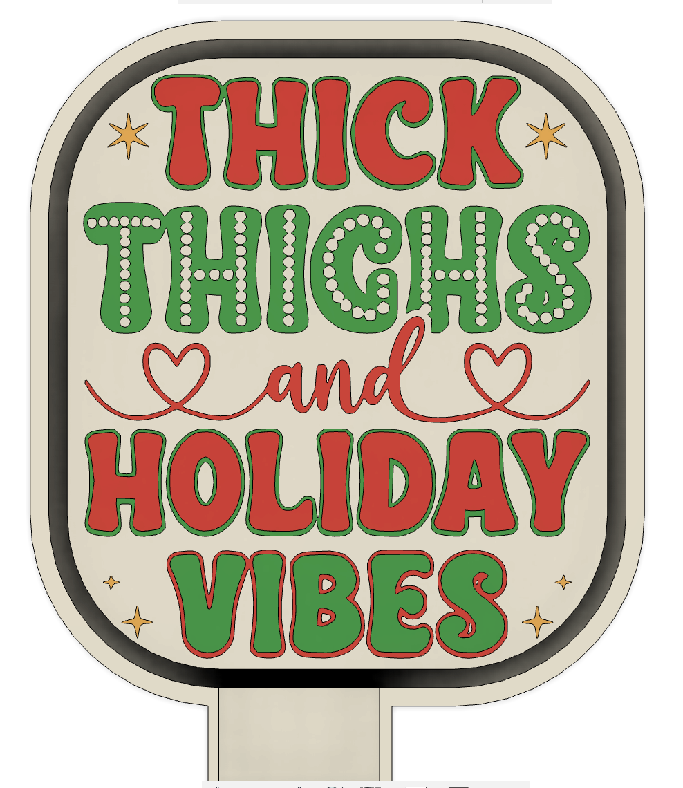 Thick thighs and holiday vibes