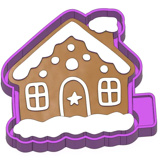 Gingerbread house mold