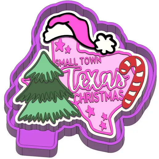 Texas Christmas mold