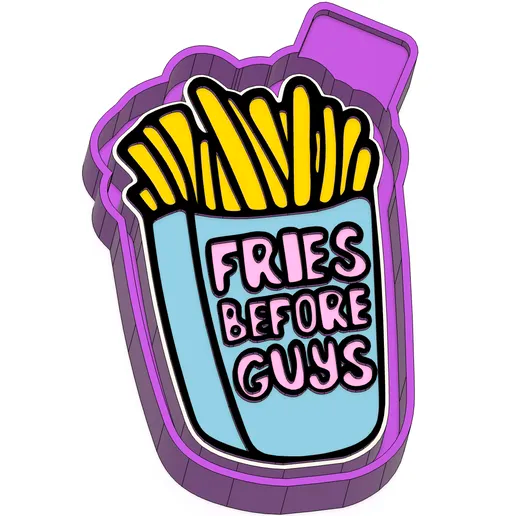 Fries before guys mold